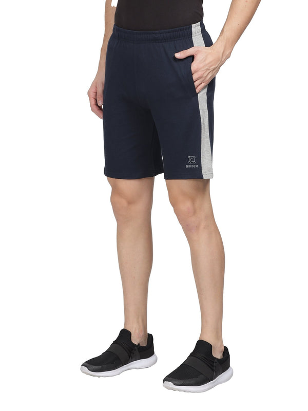 SIDE PANEL COTTON SHORTS - BUKSER