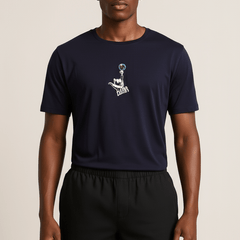 HANG LOOSE NAVY printed crew neck - BUKSER